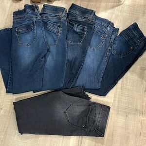 Lot of 6 pair of democracy ab technology skinny jeans size 4